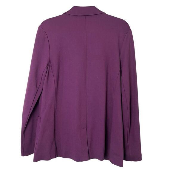 Coolibar Women's Key Cove Jacket Single Button Blazer UPF 50 Deep Wine Sz M - Picture 9 of 11